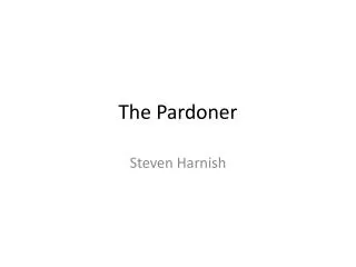 The Pardoner