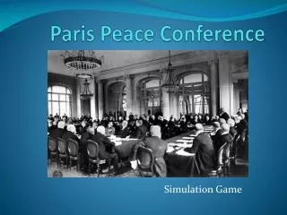 Paris Peace Conference