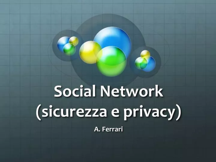 social network sicurezza e privacy