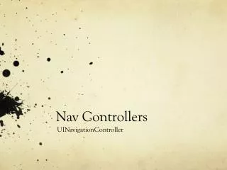 Nav Controllers
