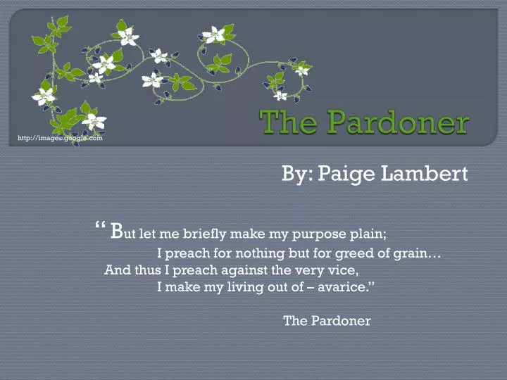 the pardoner