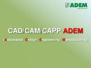 cad cam capp adem
