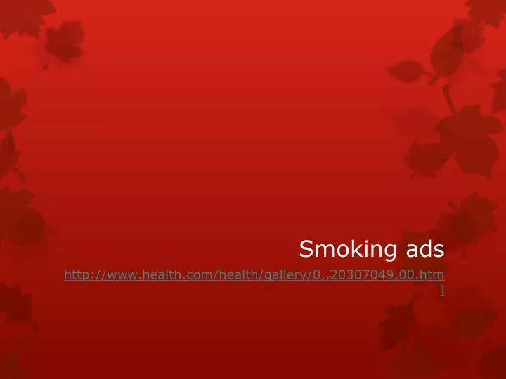 smoking ads