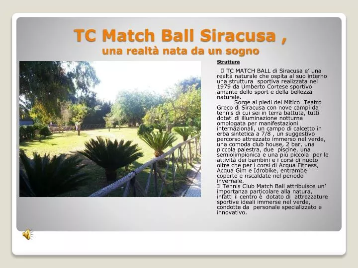 tc match ball siracusa una realt nata da un sogno