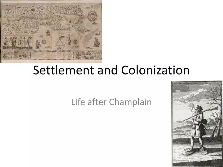settlement and colonization