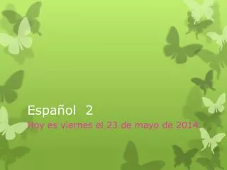 espa ol 2