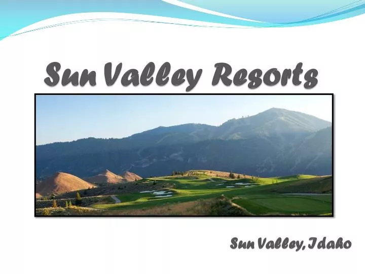 sun valley resorts