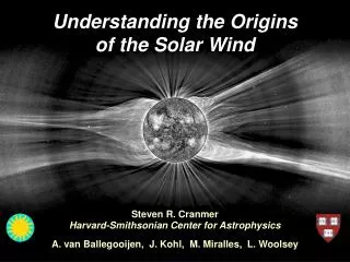 understanding the origins of the solar wind