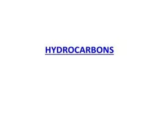 HYDROCARBONS