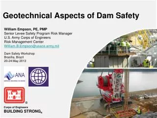 Geotechnical Aspects of Dam Safety