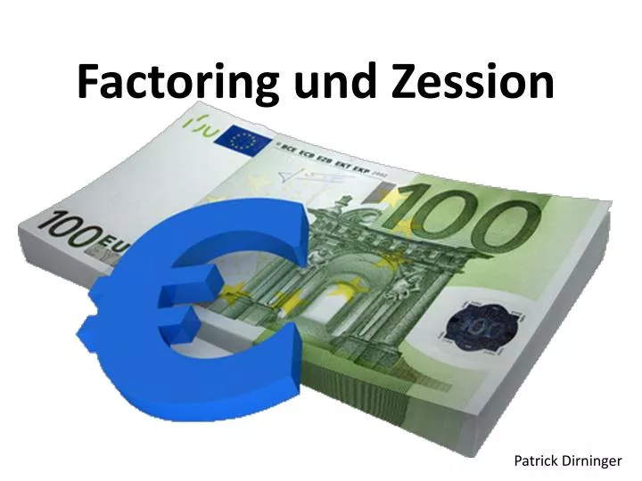 factoring und zession