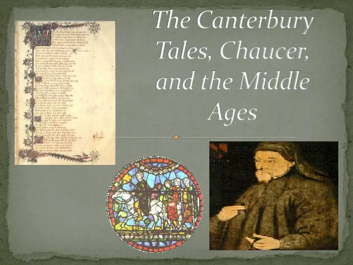 the canterbury tales chaucer and the middle ages