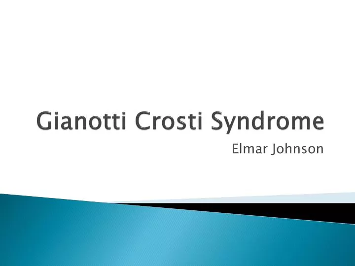 gianotti crosti syndrome
