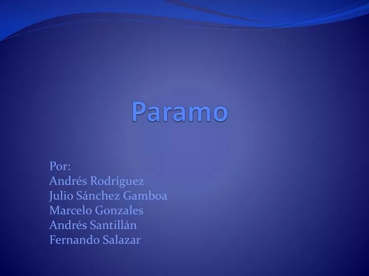 paramo