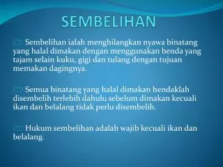 sembelihan