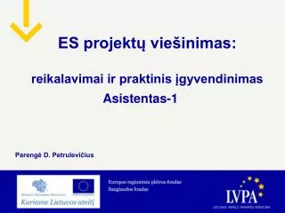 ES projektų viešinimas: reikalavimai ir praktinis įgyvendinimas
