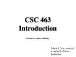 Introduction to Artificial Intelligence: Course Overview and Foundations - slide 1