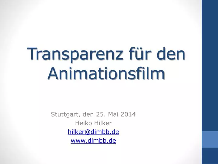 transparenz f r den animationsfilm