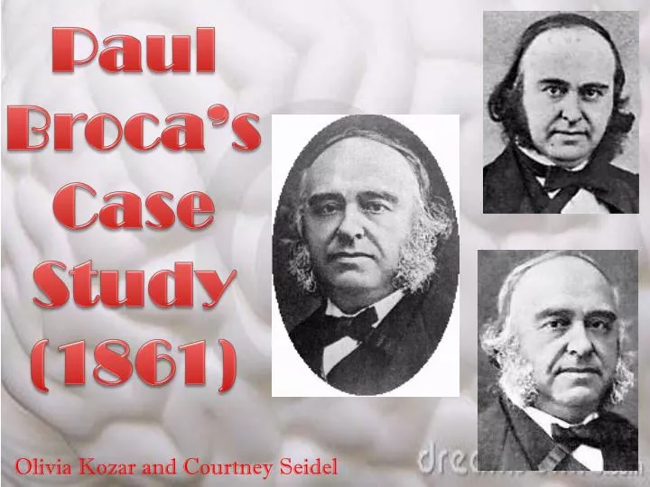 paul broca s case study 1861