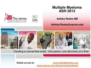 Multiple Myeloma ASH 2013