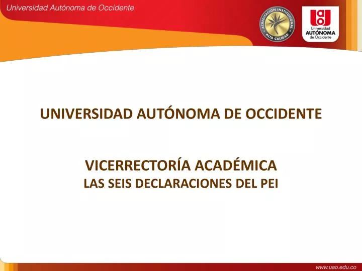 universidad aut noma de occidente