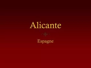 alicante