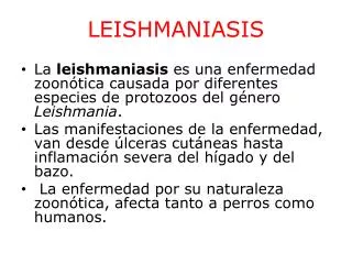 leishmaniasis