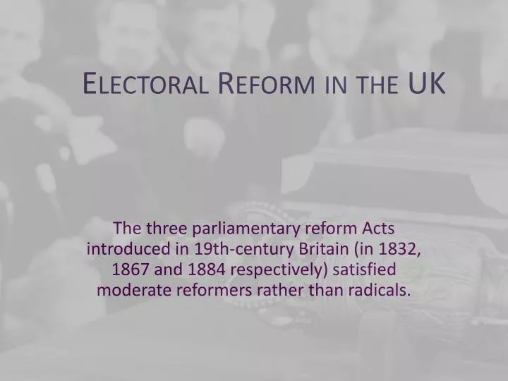 electoral reform in the uk