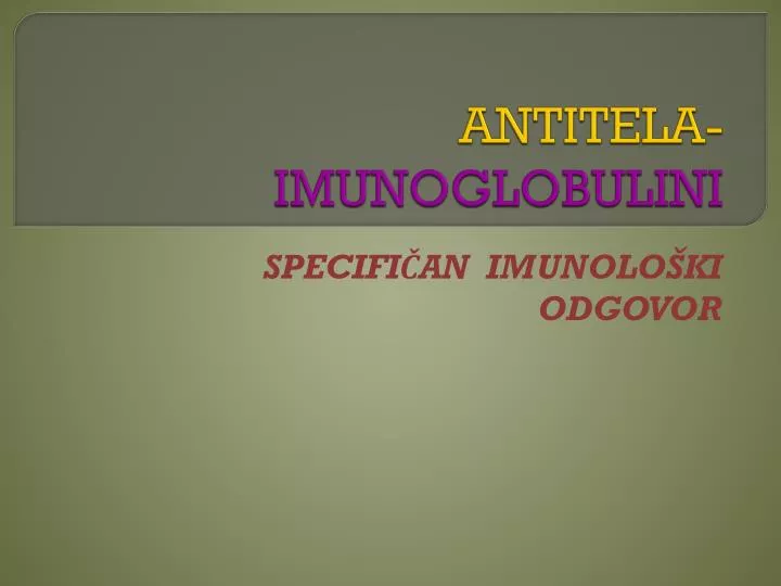 antitela imunoglobulini