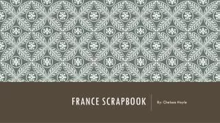 France scrapbook