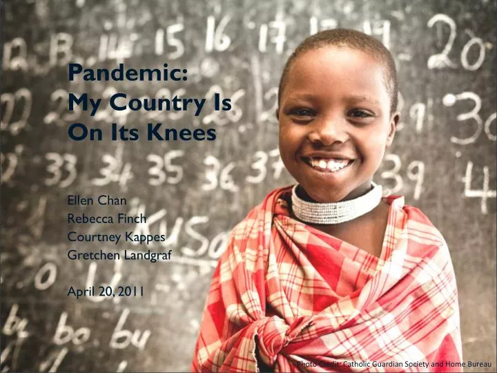 pandemic my country is o n i ts knees