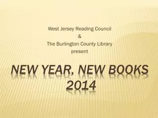 New year, new books 2014