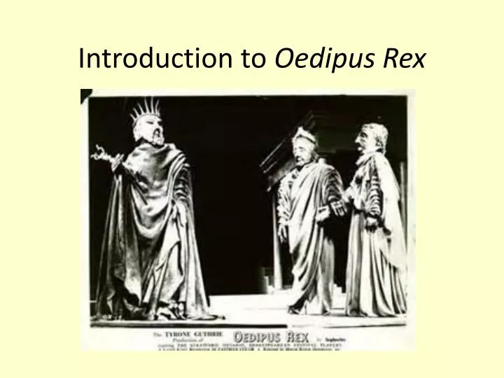 introduction to oedipus rex