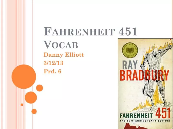 fahrenheit 451 vocab