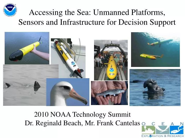accessing the sea unmanned platforms sensors and infrastructure for decision support