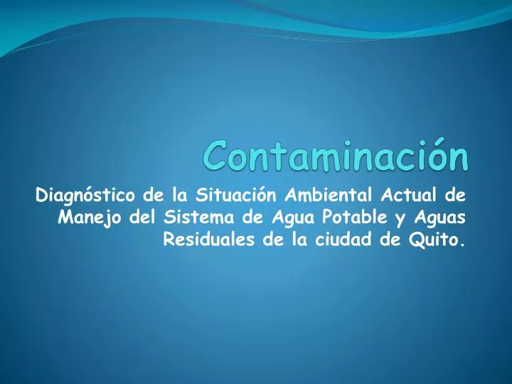 contaminaci n