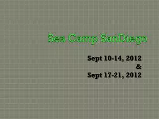 Sea Camp SanDiego