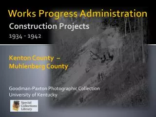 Works Progress Administration