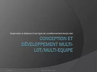 supervision distance d une ligne de conditionnement temps r el