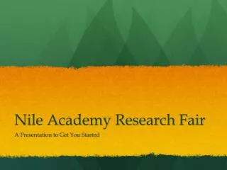 Nile Academy Research Fair