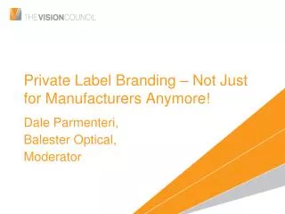 Private Label Branding – Not Just for Manufacturers Anymore!