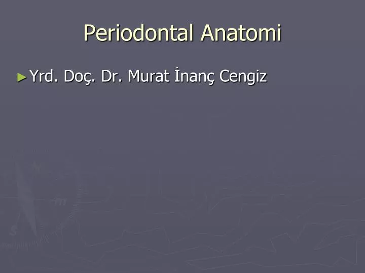 periodontal anatomi