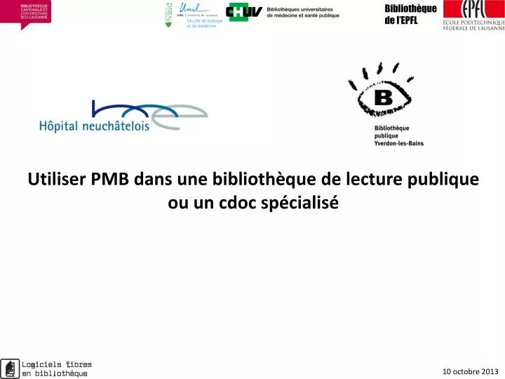 utiliser pmb dans une biblioth que de lecture publique ou un cdoc sp cialis