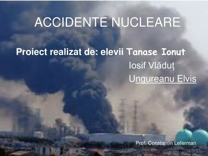 accidente nucleare