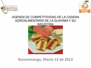 AGENDA DE COMPETITIVIDAD DE LA CADENA AGROALIMENTARIA DE LA GUAYABA Y SU INDUSTRIA