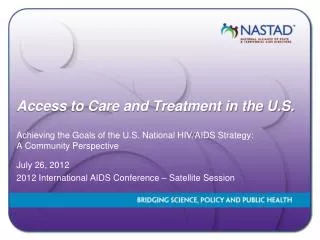 Access to Care and Treatment in the U.S.