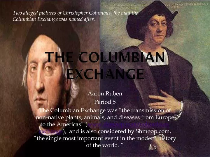 the columbian exchange