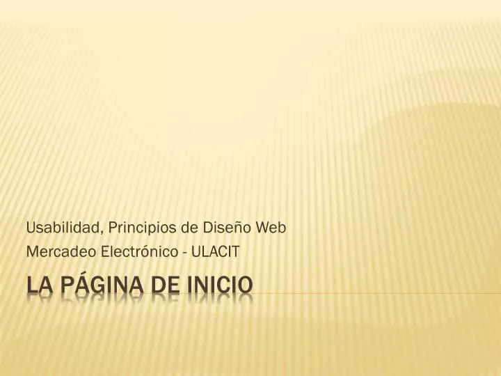 usabilidad principios de dise o web mercadeo electr nico ulacit