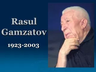 Rasul Gamzatov