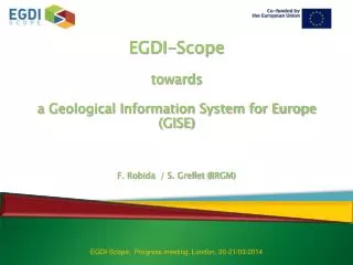 EGDI-Scope towards a Geological Information System for Europe (GISE)